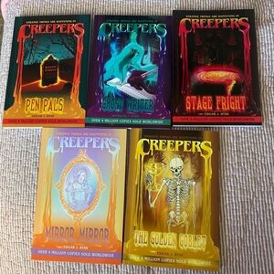 NWOT Creepers scary stories for young people. Not too scary. Set of 5. A…
